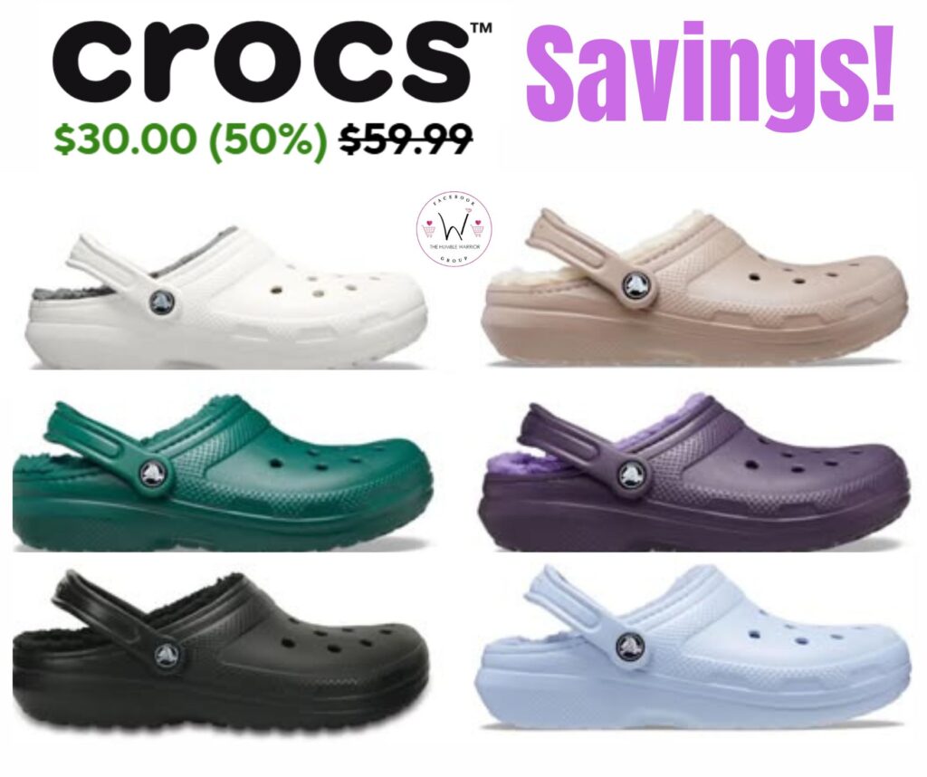 Sherpa-lined Crocs
