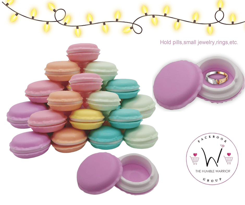 Set of 30 Little Storage Macarons