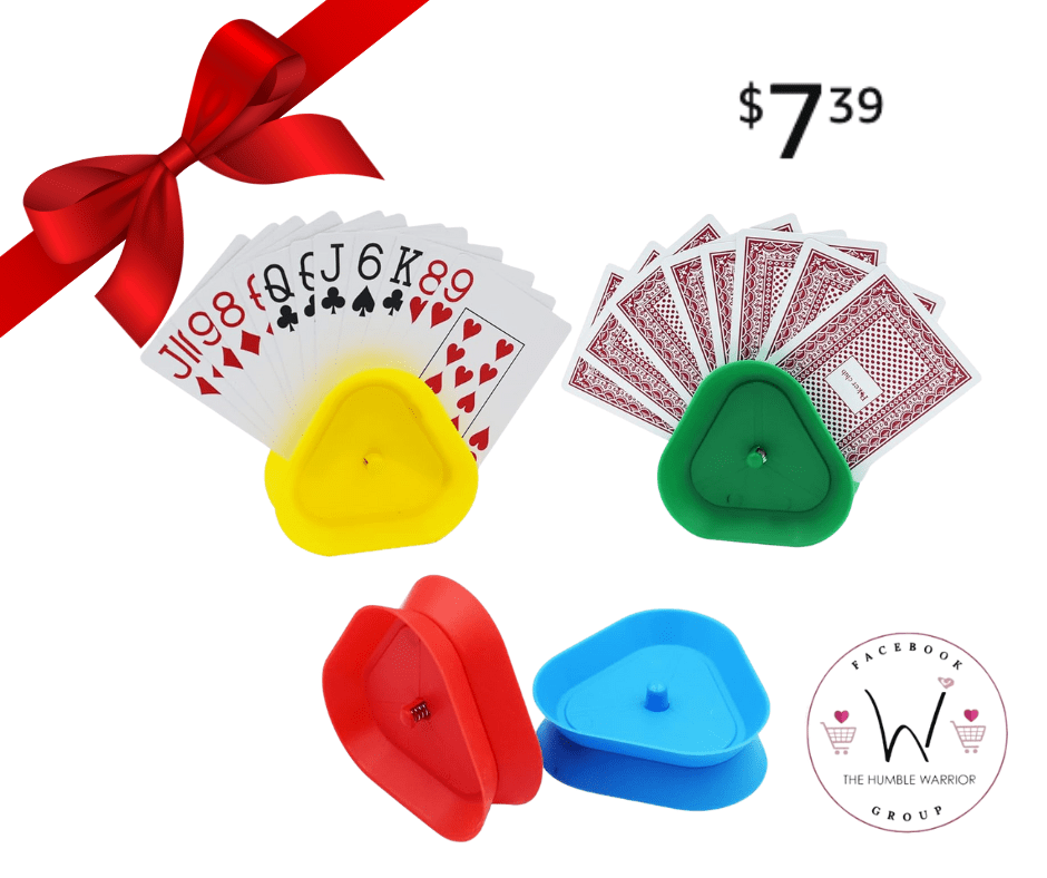 Set of 4 card holders for Little Hands