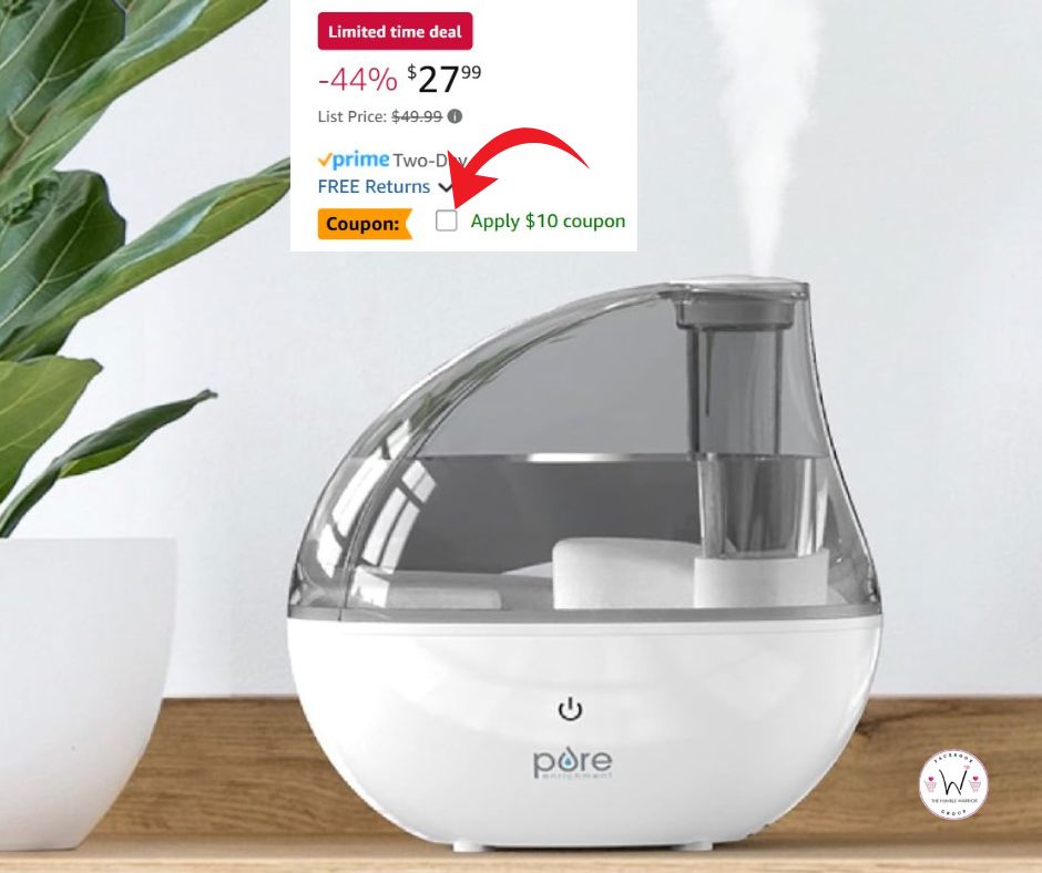 Pure Enrichment MistAire Ultrasonic Cool Mist Humidifier!