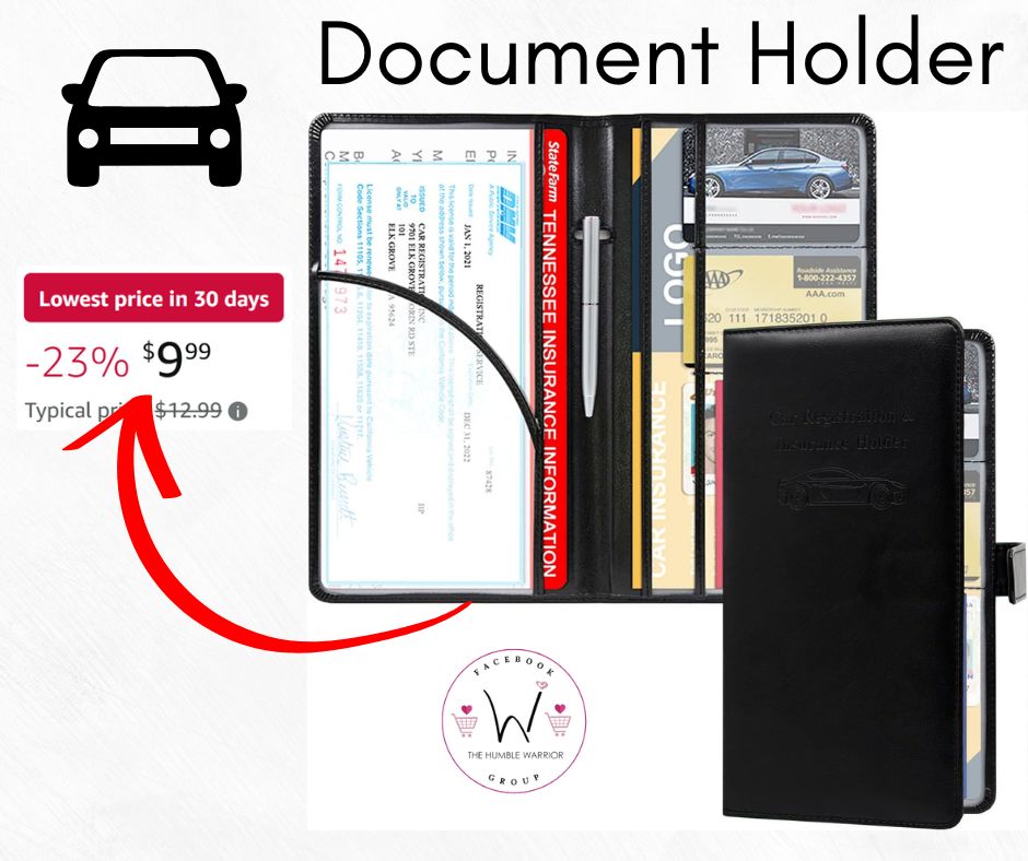 Car Registration and Insurance Holder