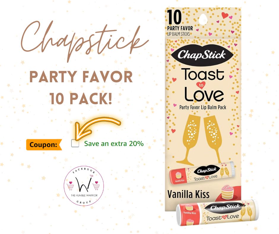10 pack chapstick vanilla kiss