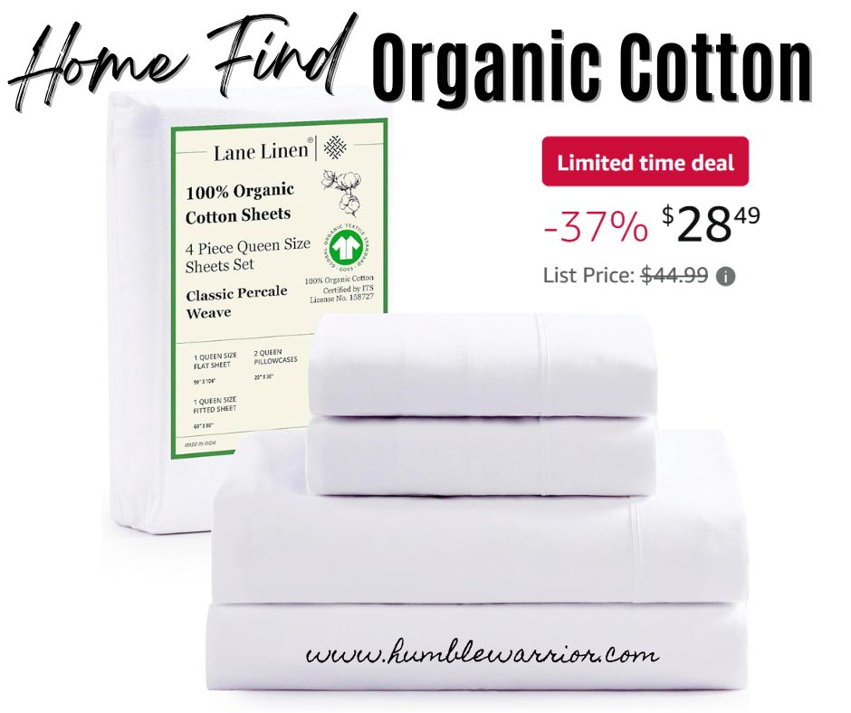 100% Organic Cotton Sheet Sets