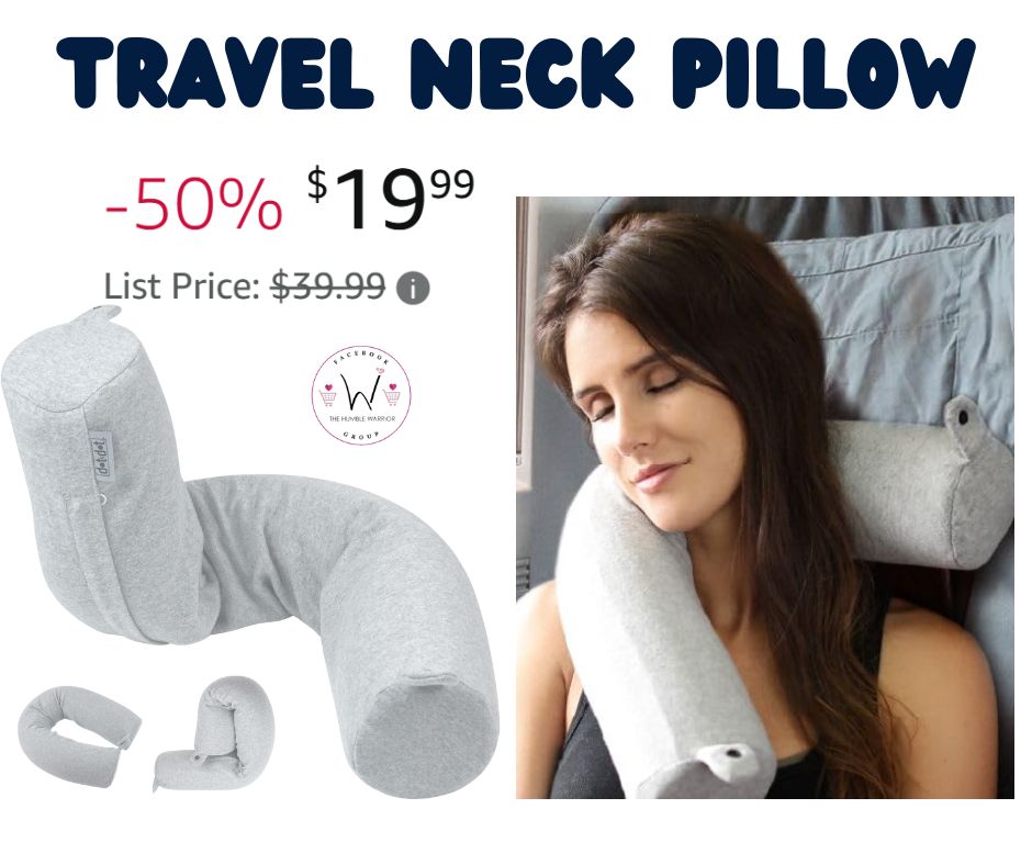Twist Memory Foam Travel Pillow