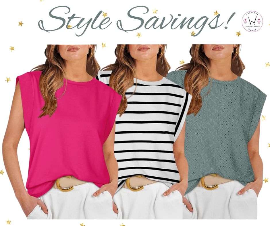Cap sleeve tops from OFEEFAN!
