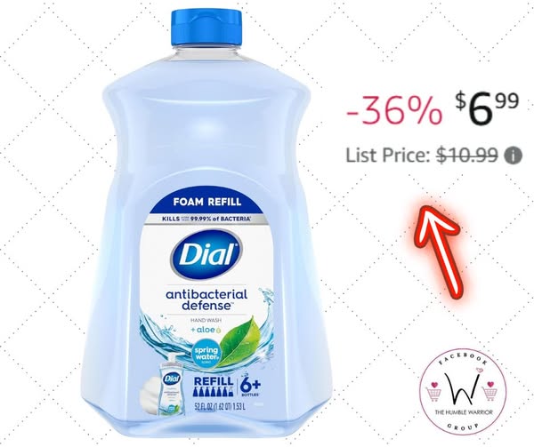 Dial Antibacterial Foaming Hand Soap Refill