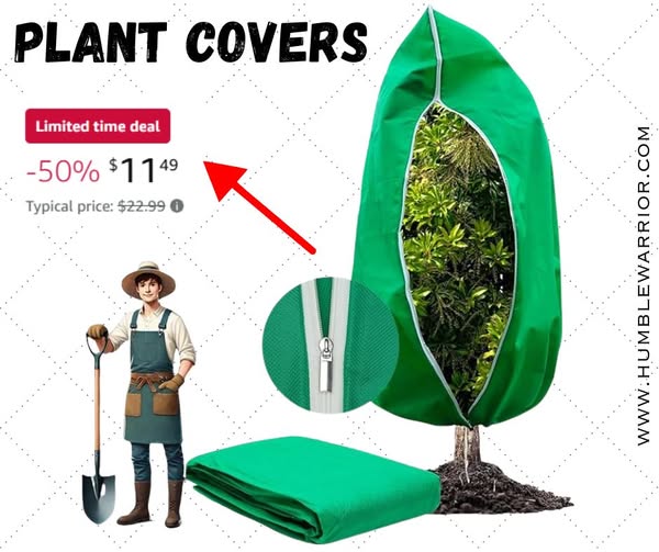 Plant Covers with Freeze Protection