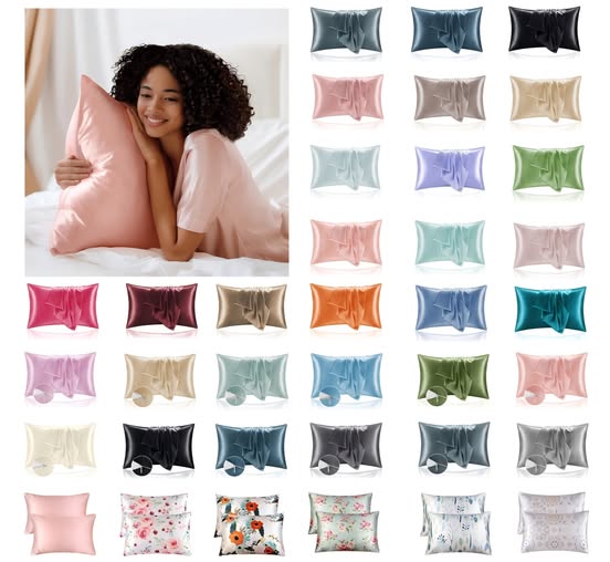 Bedelite satin pillowcases