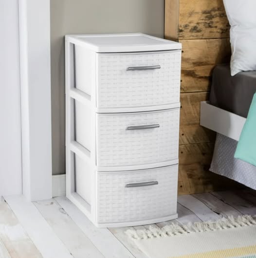 Sterilite 3 Drawer Weave Tower