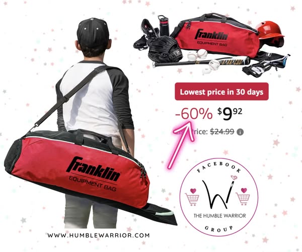Franklin Sports Youth Baseball Bat Bag!