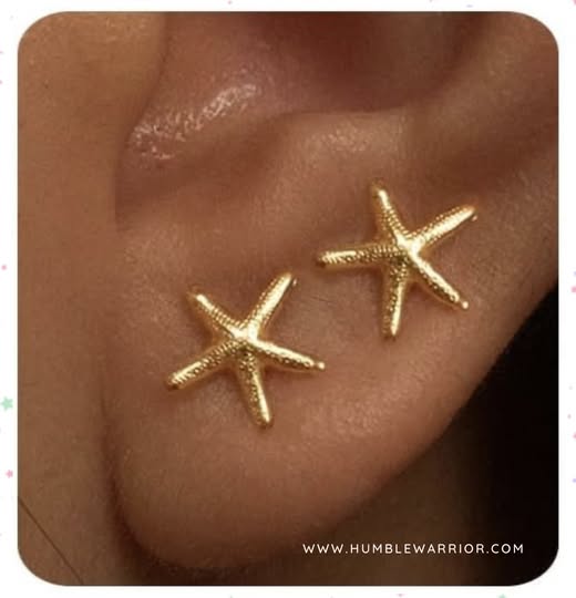 darling starfish earrings