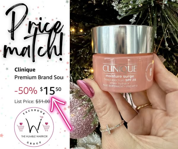 Clinique Moisture Surge Broad Spectrum SPF 28 Sheer Hydrator Face Moisturizer