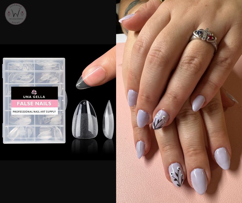 UNA GELLA Short Almond Nails