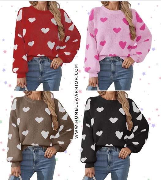 heart sweater