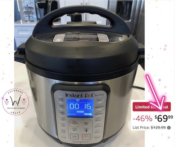Instant Pot Duo Plus 9-in-1 Electric Pressure Cooker