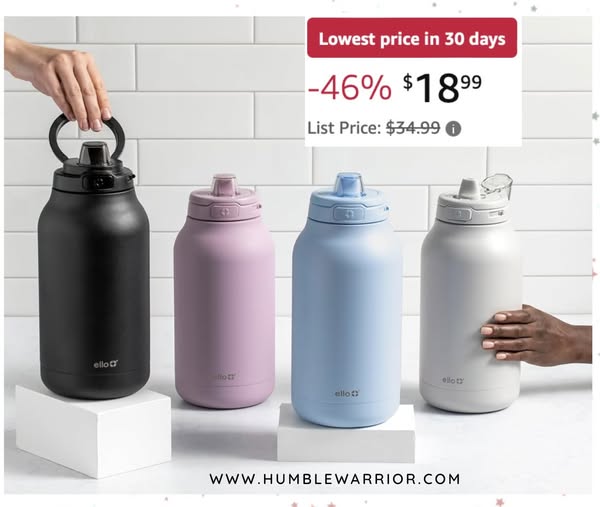 Half Gallon Vacuum Insulated Stainless Steel Jug