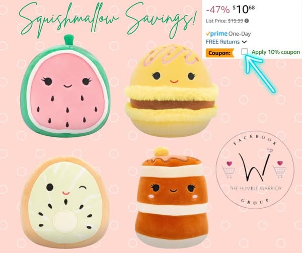 Squishmallows Original 5-Inch Food 4-pack