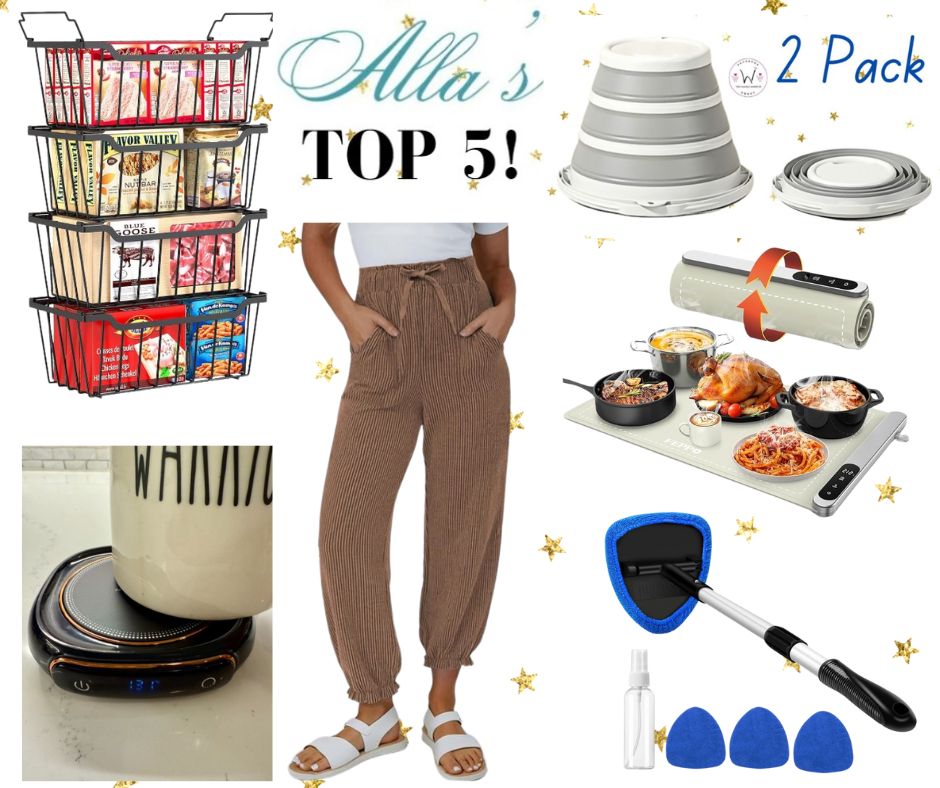 Alla’s TOP 5 best-selling items posted yesterday plus a bonus item!