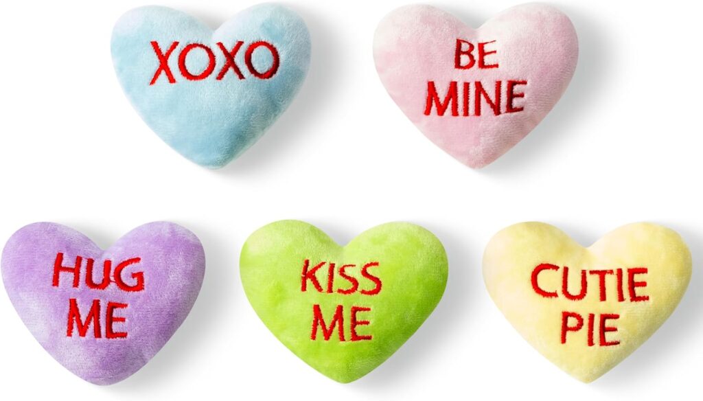 Valentine’s Heart Cat Nip Toys for Kitty