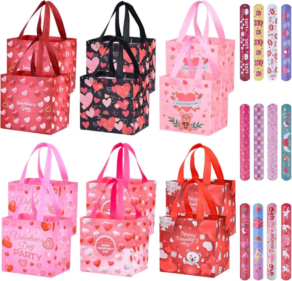 Reusable Valentine’s Day Tote Bags