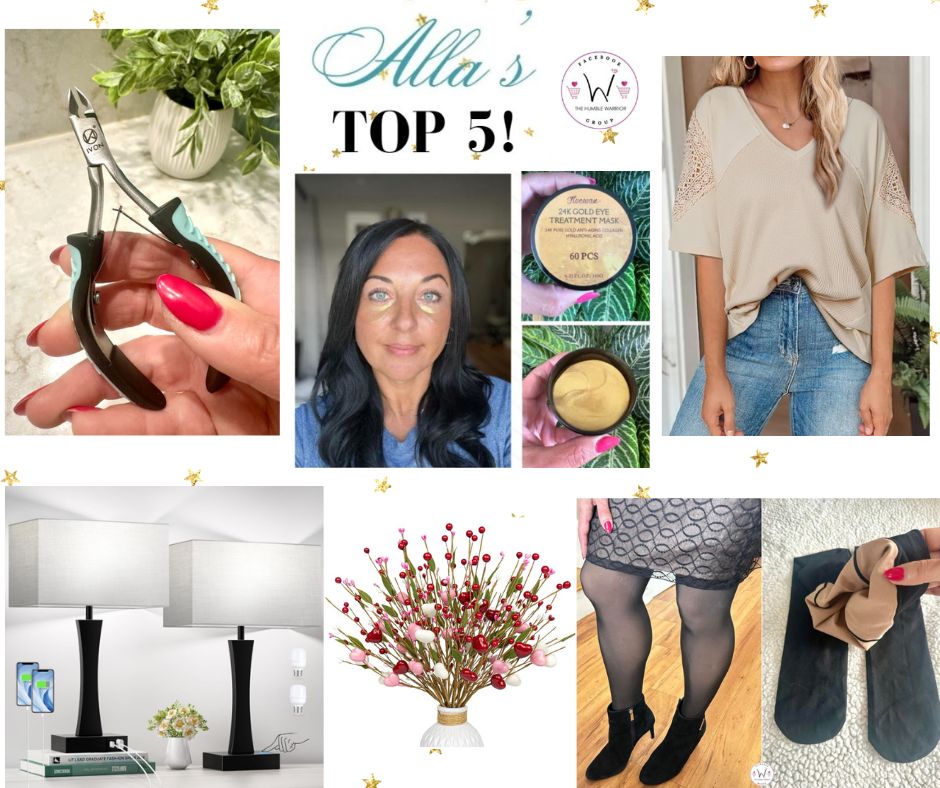 Alla’s TOP 5 best-selling items posted yesterday plus a bonus item!
