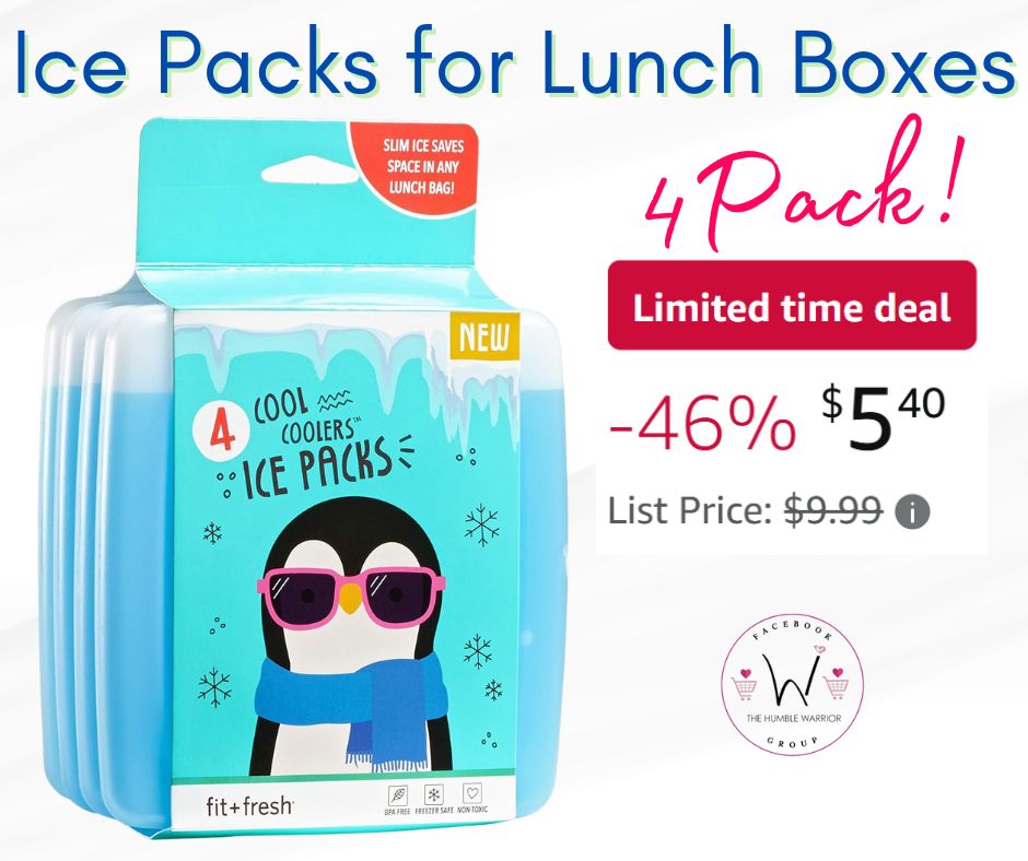 Cool Coolers by Fit & Fresh Slim Ice Packs