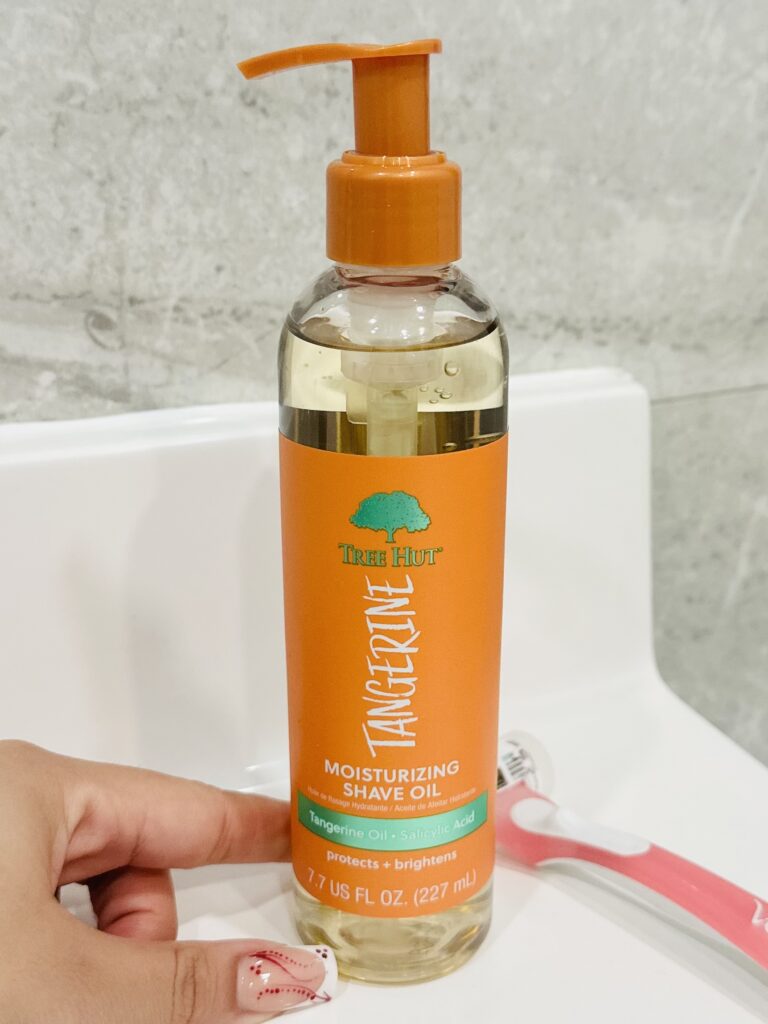 The Tree Hut Bare Moisturizing Shave Oil Tangerine!