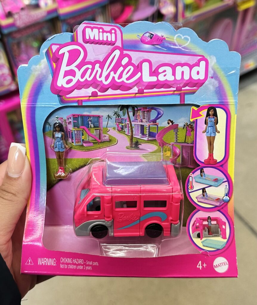 Mini BarbieLand Doll & Toy Vehicle Set!