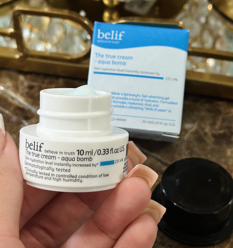The belif True Cream Aqua Bomb!