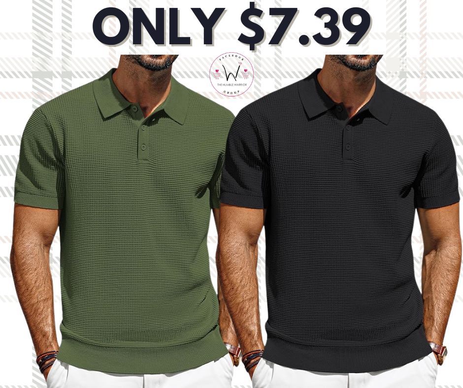 Men’s Knit Polo Shirt