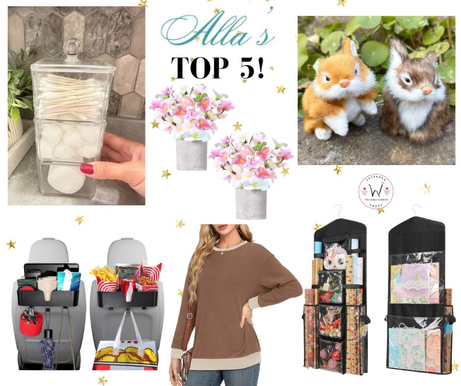 Alla’s TOP 5 best-selling items posted yesterday plus a bonus item!