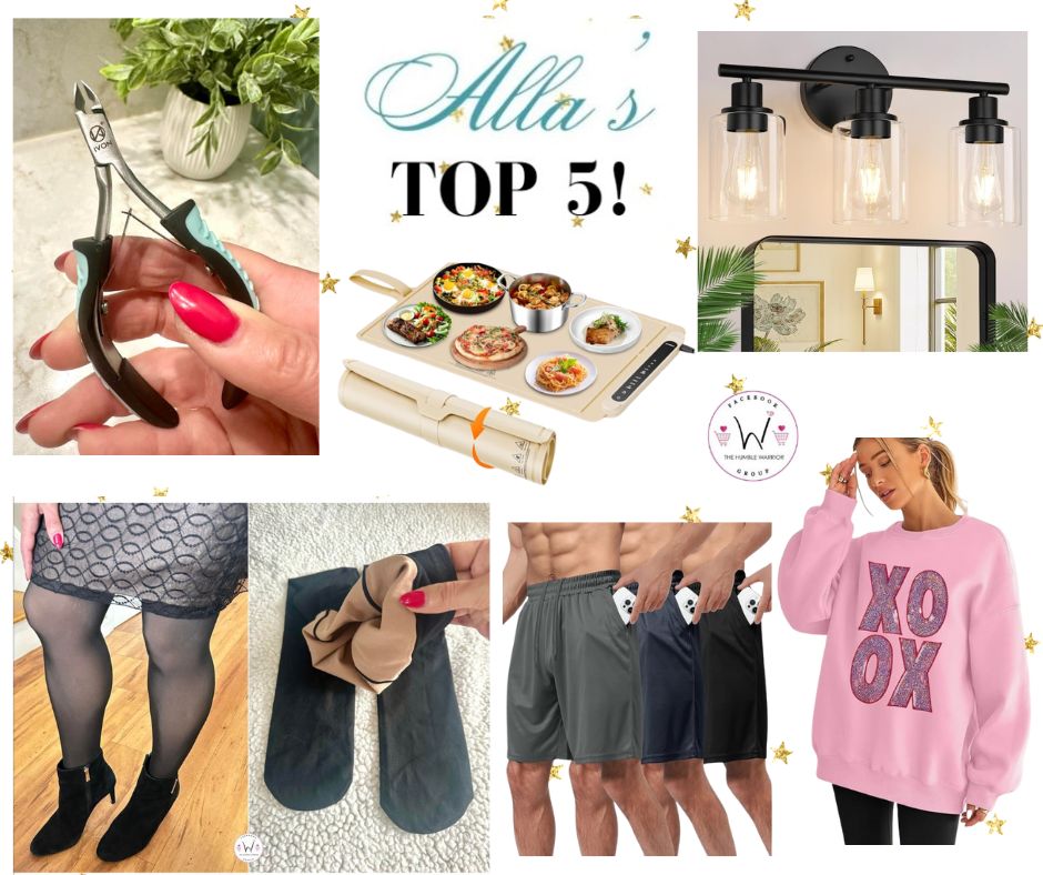 Alla’s TOP 5 best-selling items posted yesterday plus a bonus item!