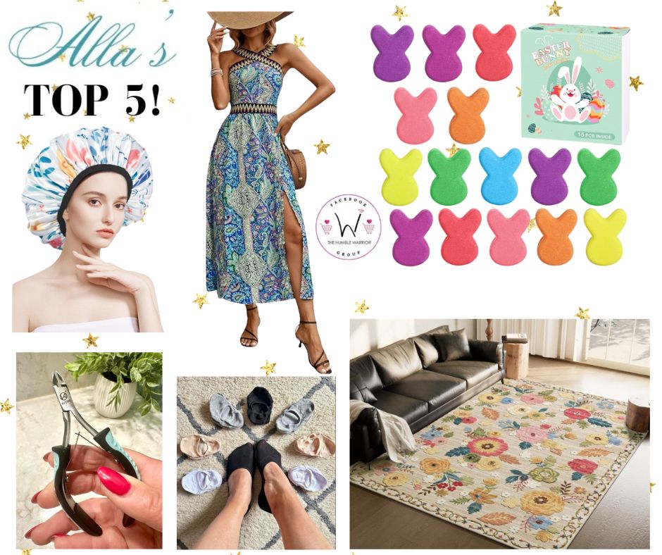Alla’s TOP 5 best-selling items posted yesterday plus a bonus item!