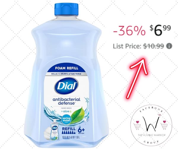 Dial Antibacterial Foaming Hand Soap Refill