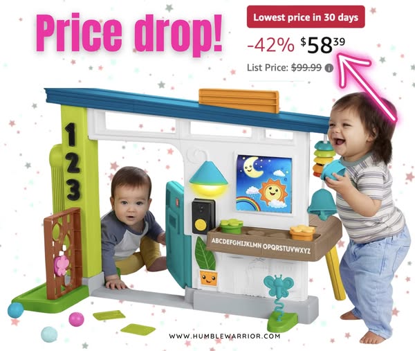 Fisher-Price Baby Learning Toy Laugh & Learn Ultimate Playhouse