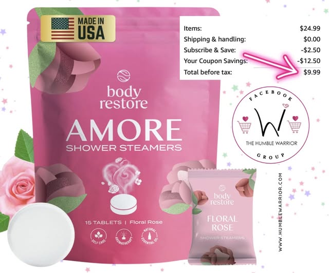 Body Restore Shower Steamers