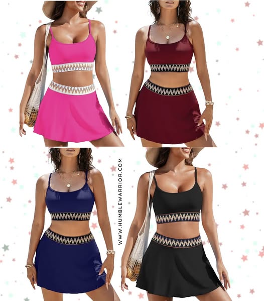 two piece swim set from Aleumdr