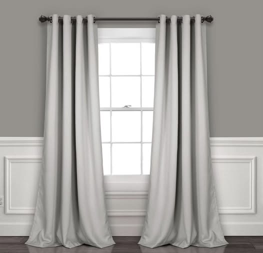 Lush Decor Insulated Grommet Blackout Window Curtain Panels