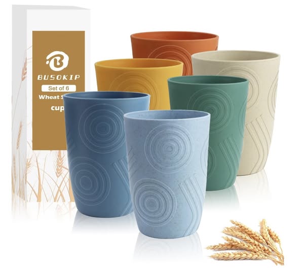 Wheat Straw Unbreakable Cups