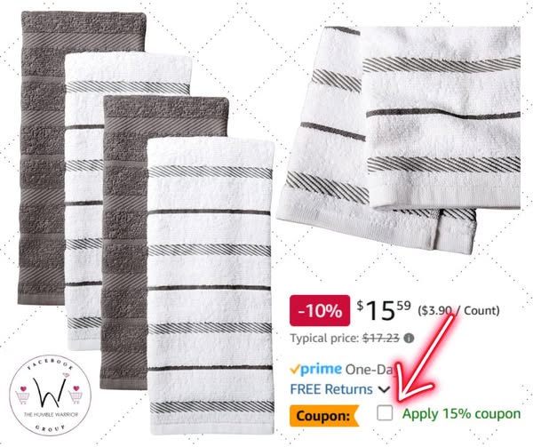 KitchenAid Albany Kitchen Towel 4-Pack Set