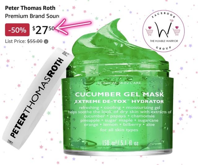 Cucumber Gel Mask