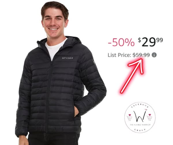 men’s puffer jacket by Spyder
