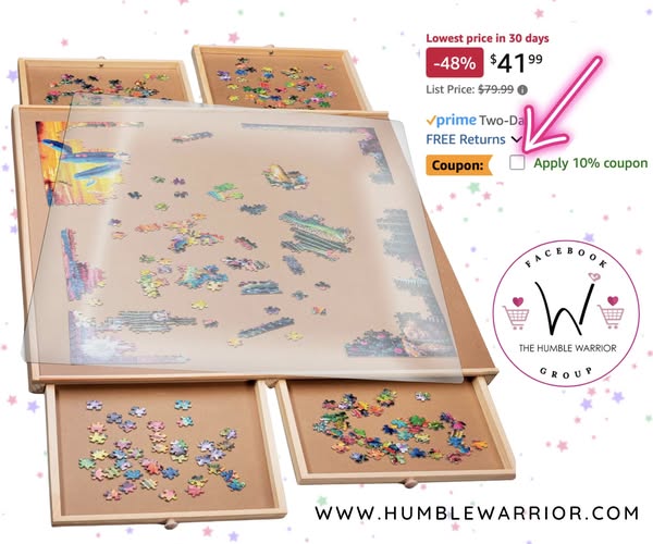 PLAYVIBE Jigsaw puzzle board