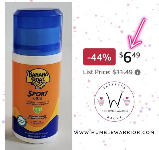 Banana Boat Sport Ultra SPF 60 Roll On Sunscreen