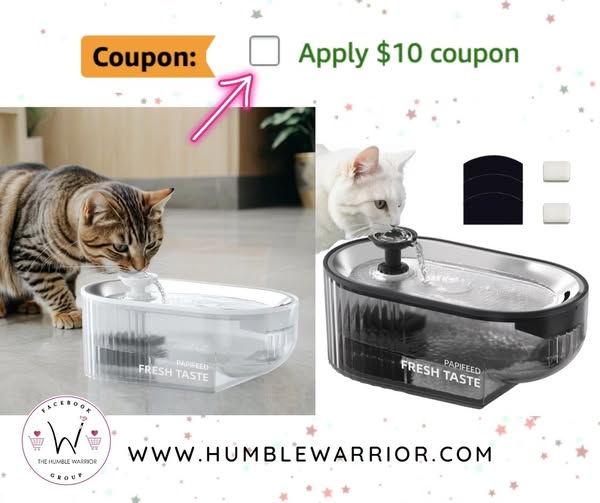PAPIFEED cat water fountains