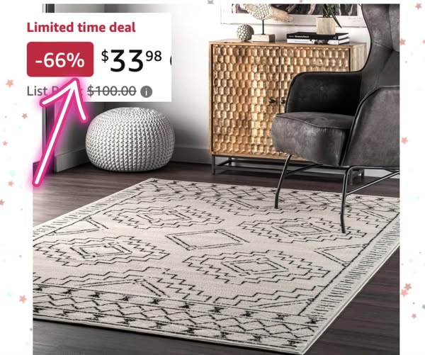 nuLOOM 5′ x 8′ Indoor Performance Area Rug