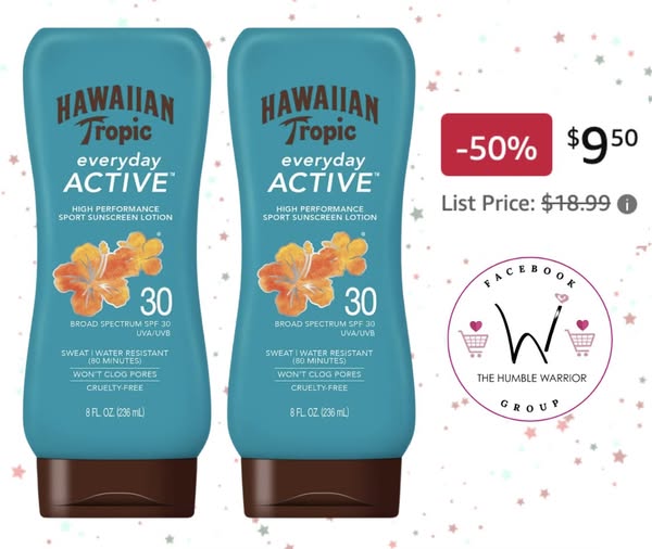 Hawaiian Tropic Everyday Active Lotion Sunscreen