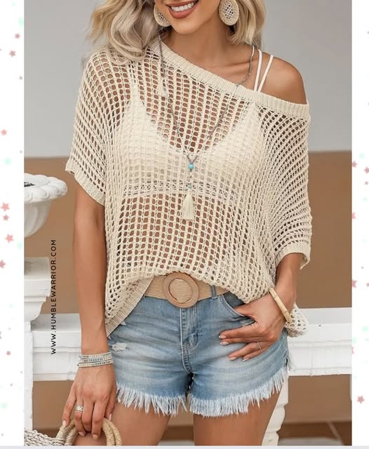 Grace’s Secret crochet pullover