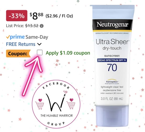 Neutrogena sunscreen