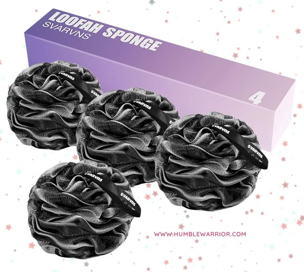 gift boxed set of loofahs